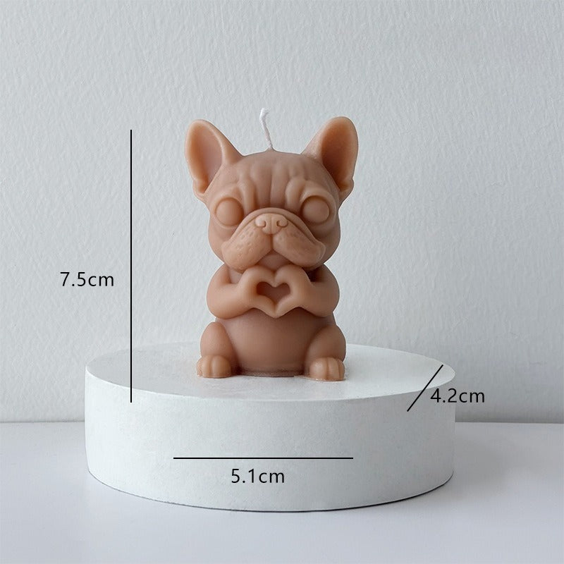 Cute Frog Turtle Dog Candle Decorative Soy Wax Blend Candle
