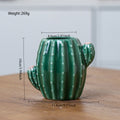 Cactus Ceramic Vase Decorative Flower Arrangement Home Accent