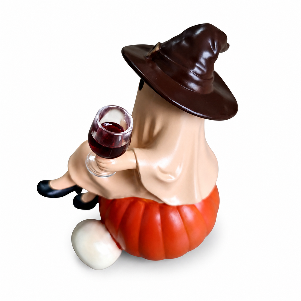 Halloween Ghost Wine Glass Resin Tabletop Decor