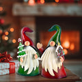 Christmas Gnome Garden Stakes Set of 2 Outdoor Decor