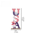 USA Independence Day Wooden Letter Decor Table Sign