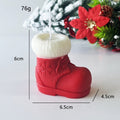Christmas Stocking Boot Candle Holiday Decor Soy Wax Blend Candle