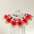 Christmas Pet Collar Ruffle Bandana Holiday Dog Accessory