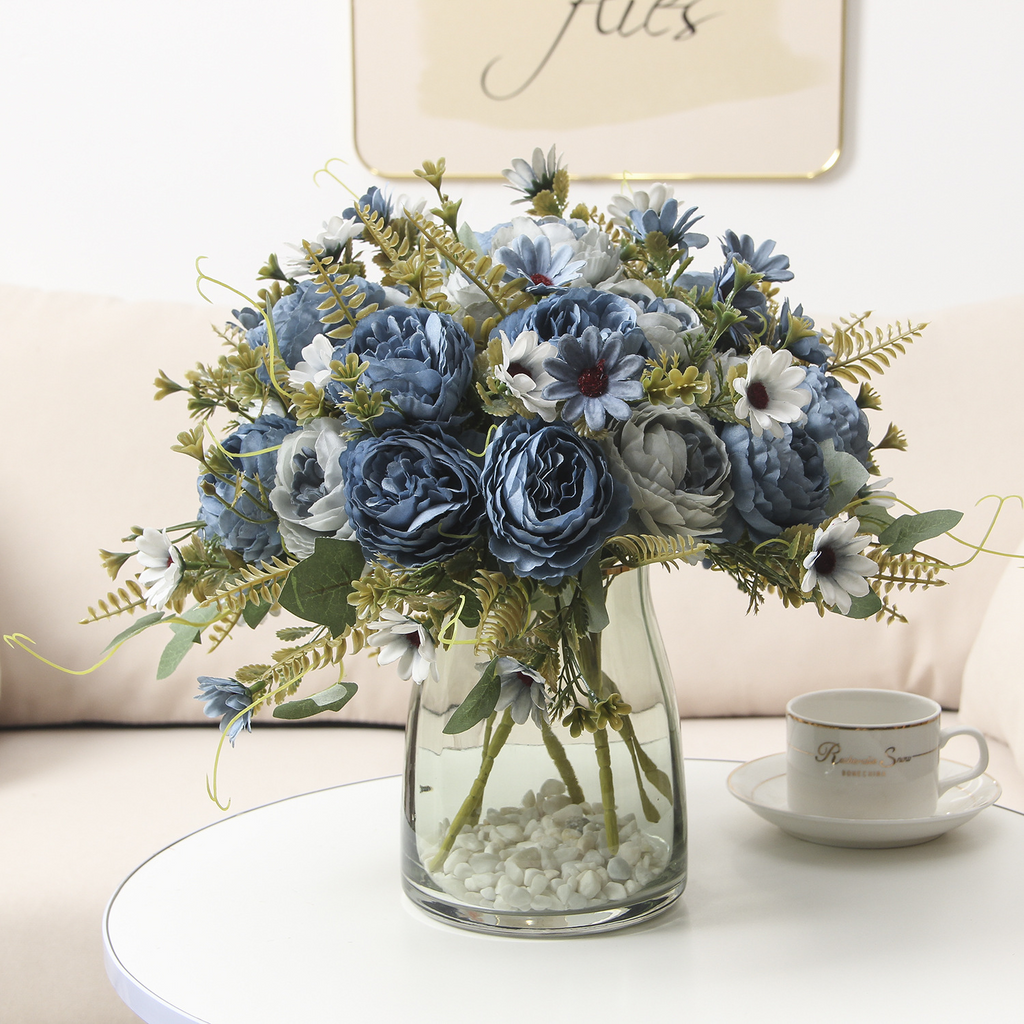 Valentines Premium Ranunculus Rose Bouquet Home Decor
