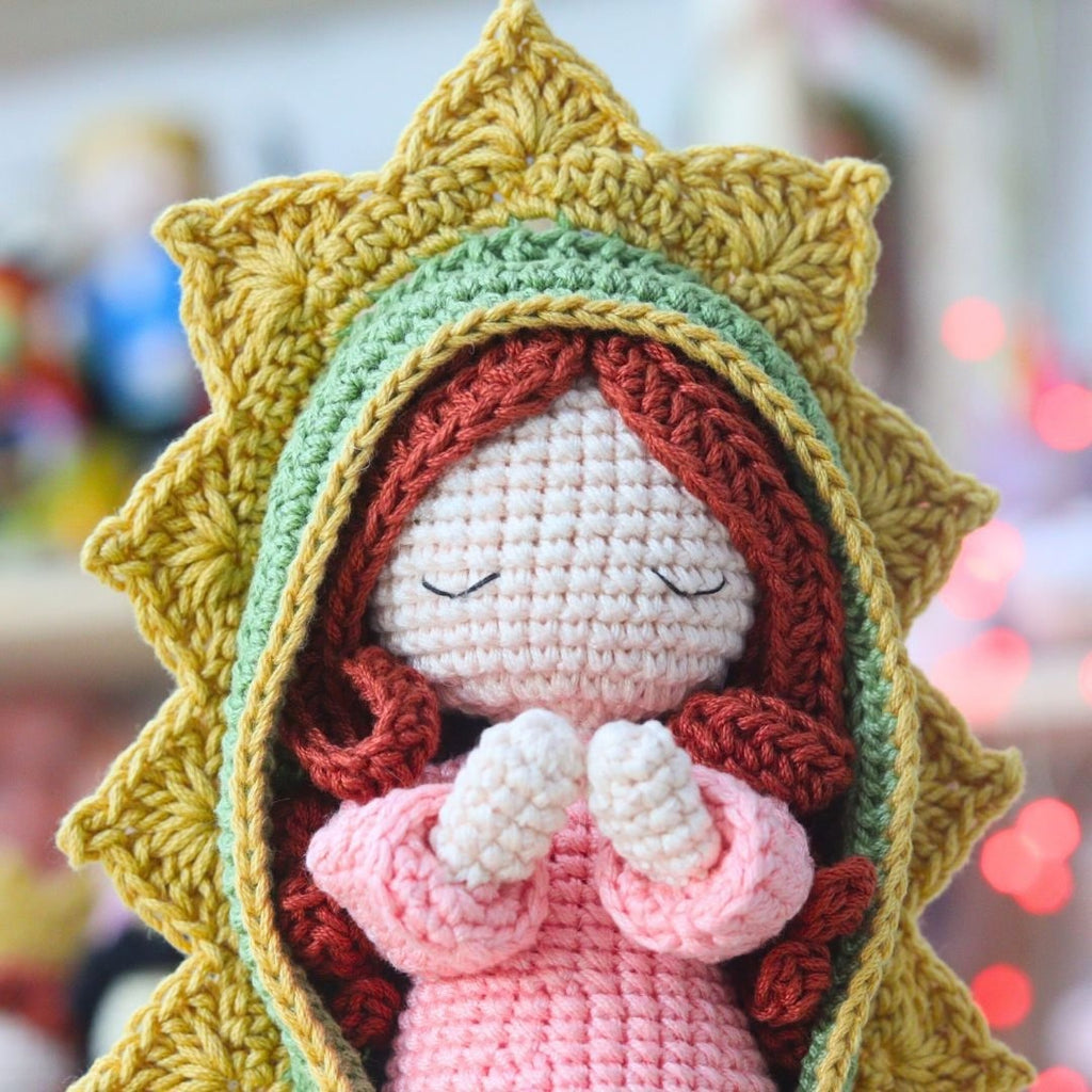 Handmade Crochet Fairy Girl Plush Doll Home Decor Gift