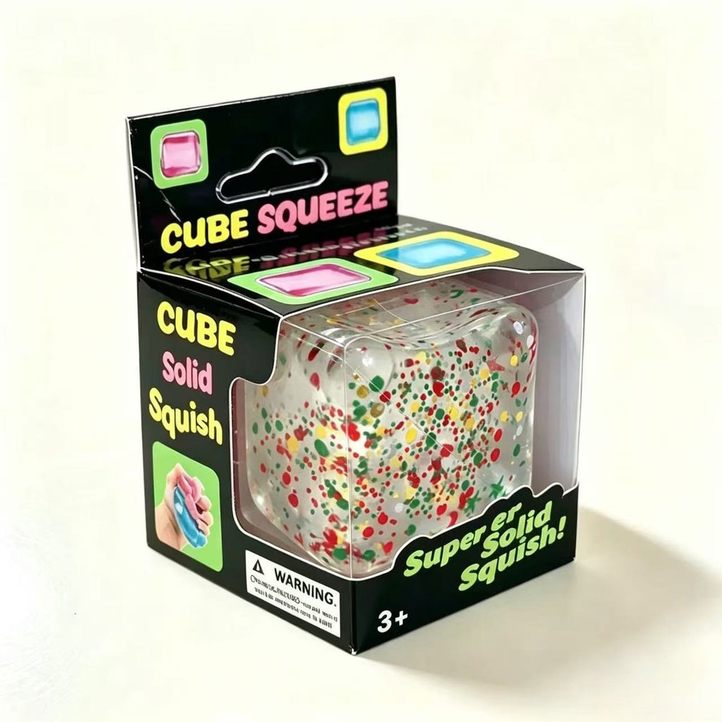 Christmas Ice Cube Squishy Slow Rising Glitter Stress Toy