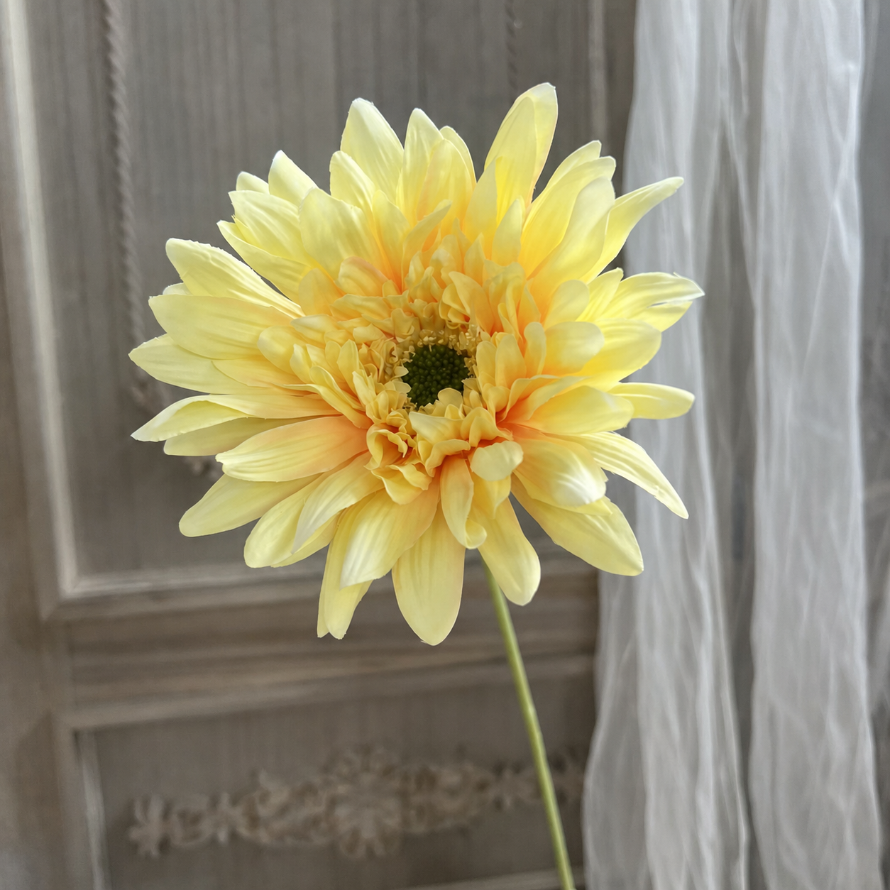 Artificial Dahlia Faux Flower Bouquet Gerbera Home Decor