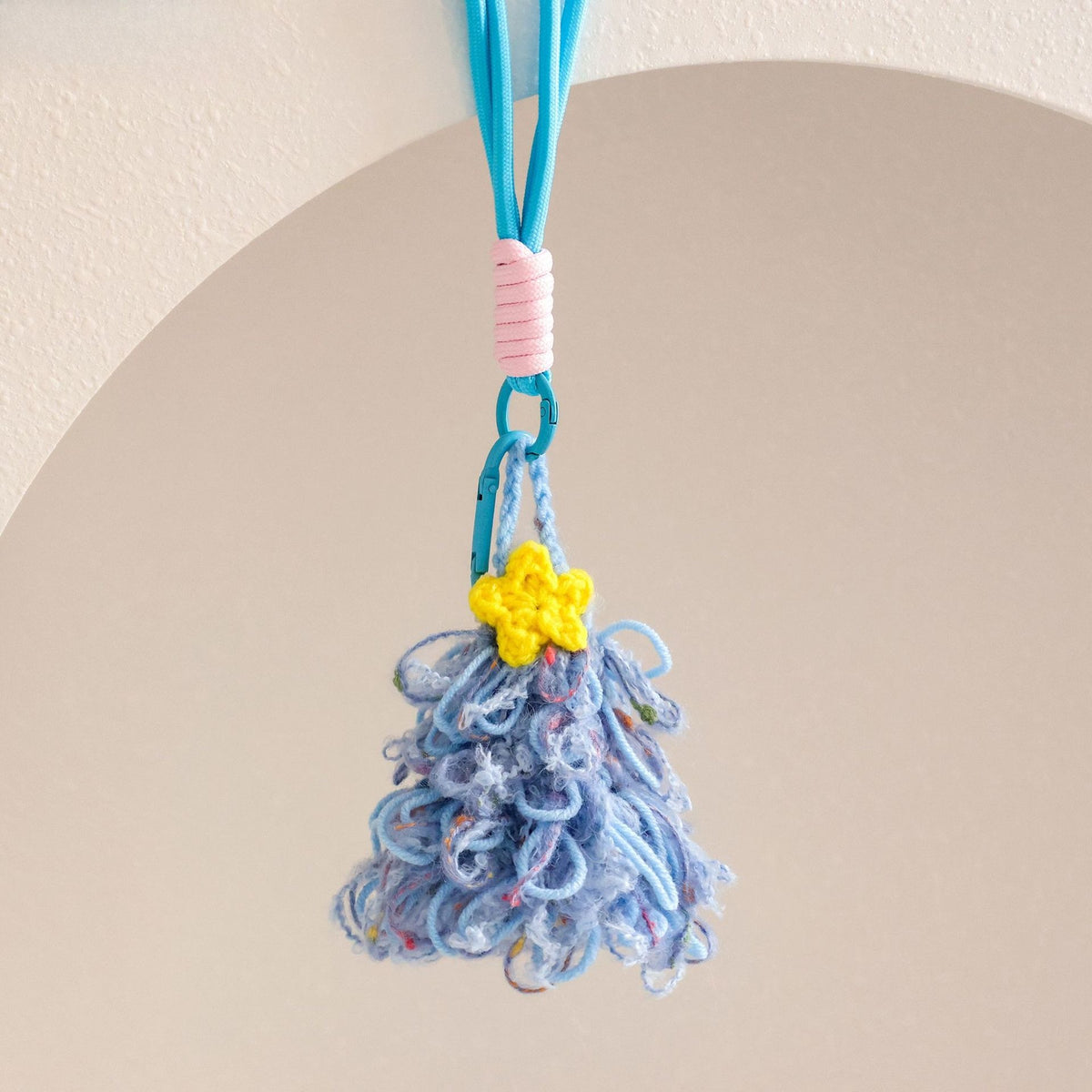 Crochet Christmas Tree Hanging Ornament Holiday Decor
