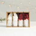 Farmhouse Christmas Tree Ornaments Fabric Doll Set
