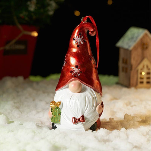 Christmas Gnome Resin Ornament Holiday Home Decor