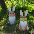 Adorable Bunny Gnome Resin Figurine for Garden Decor
