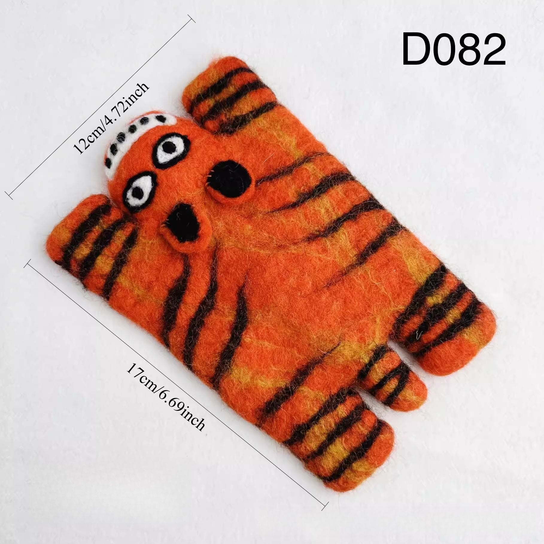 Handmade Wool Felt Animal Coaster Cute Cat Tiger Bear Mat