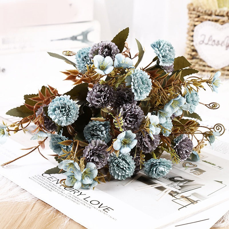 Artificial Lilac Flower Bouquet Faux Floral Home Wedding Decor