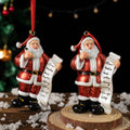Santa Claus Resin Ornament Christmas Tree Hanging Decor