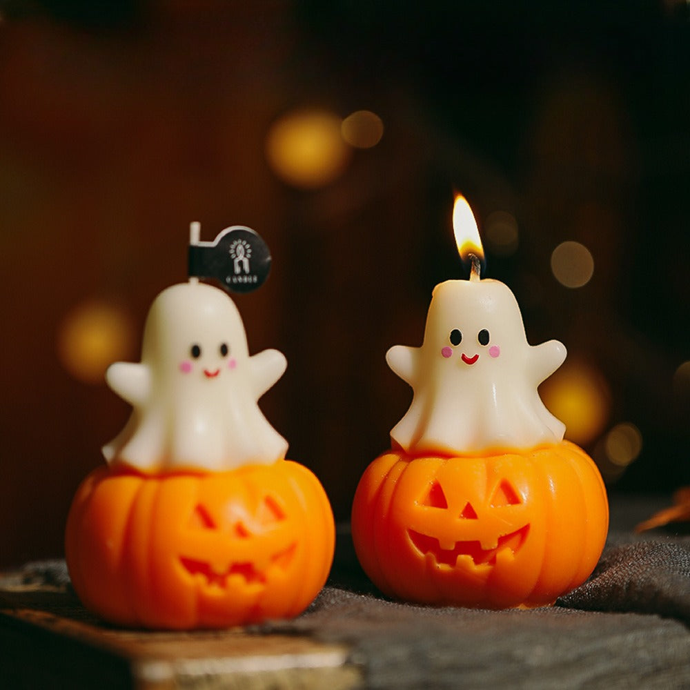 Halloween Pumpkin Ghost Scented Candle Decorative Gift