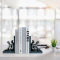 Modern Decorative Resin Bookends Reading Figurine Set