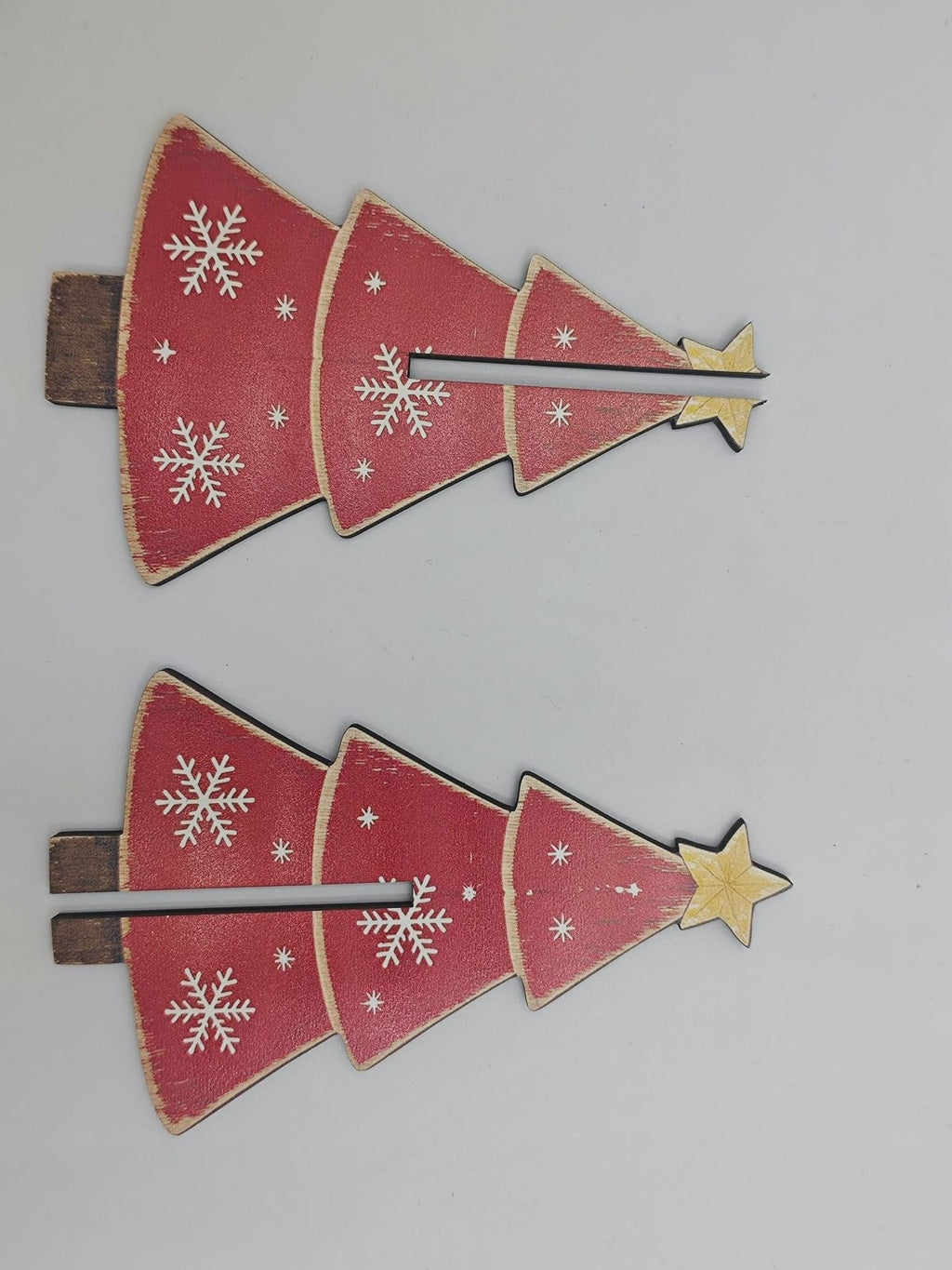 Wooden Christmas Tree Tabletop Holiday Decoration