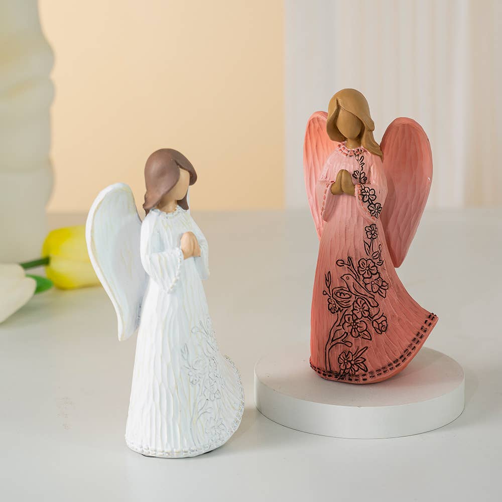 Blessing Angel Resin Figurine Home Decor Sculpture