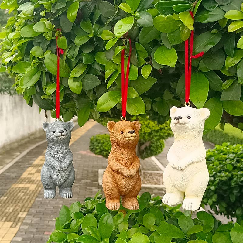 Cute Bear Hanging Ornament for Garden and Home Decor