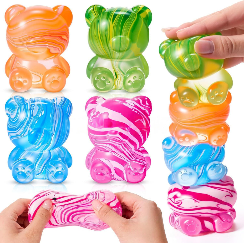 Marble Bear Squishy Slow Rising Stress Relief Toy Soft Gift