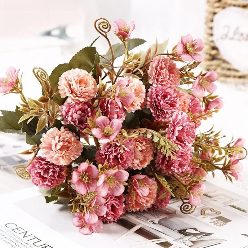 Artificial Lilac Flower Bouquet Faux Floral Home Wedding Decor