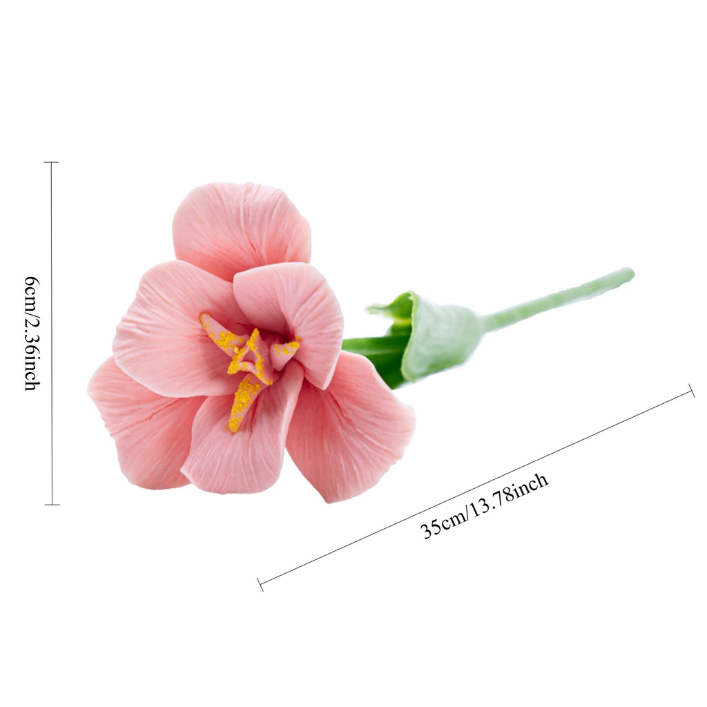 Smiling Ceramic Tulip Flower Stem Home Decor