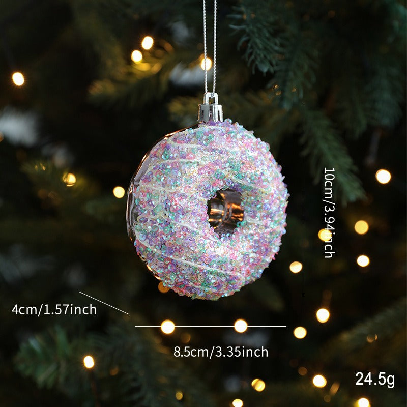 PVC Christmas Hanging Ornaments Festive Holiday Tree Decor