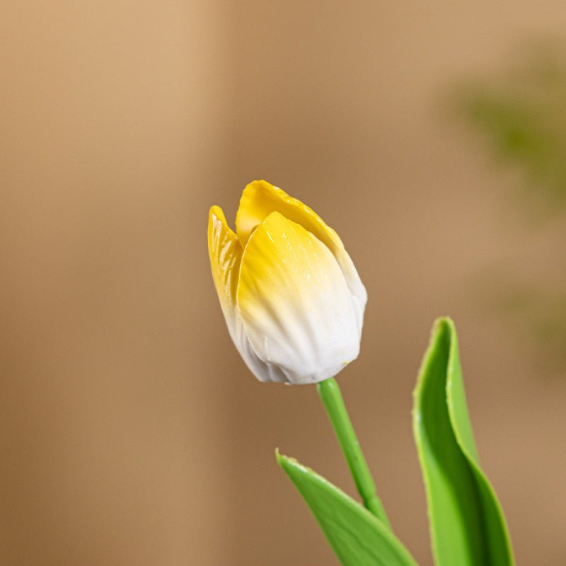 Handcrafted Ceramic Tulip Bloom Floral Stem Home Decor
