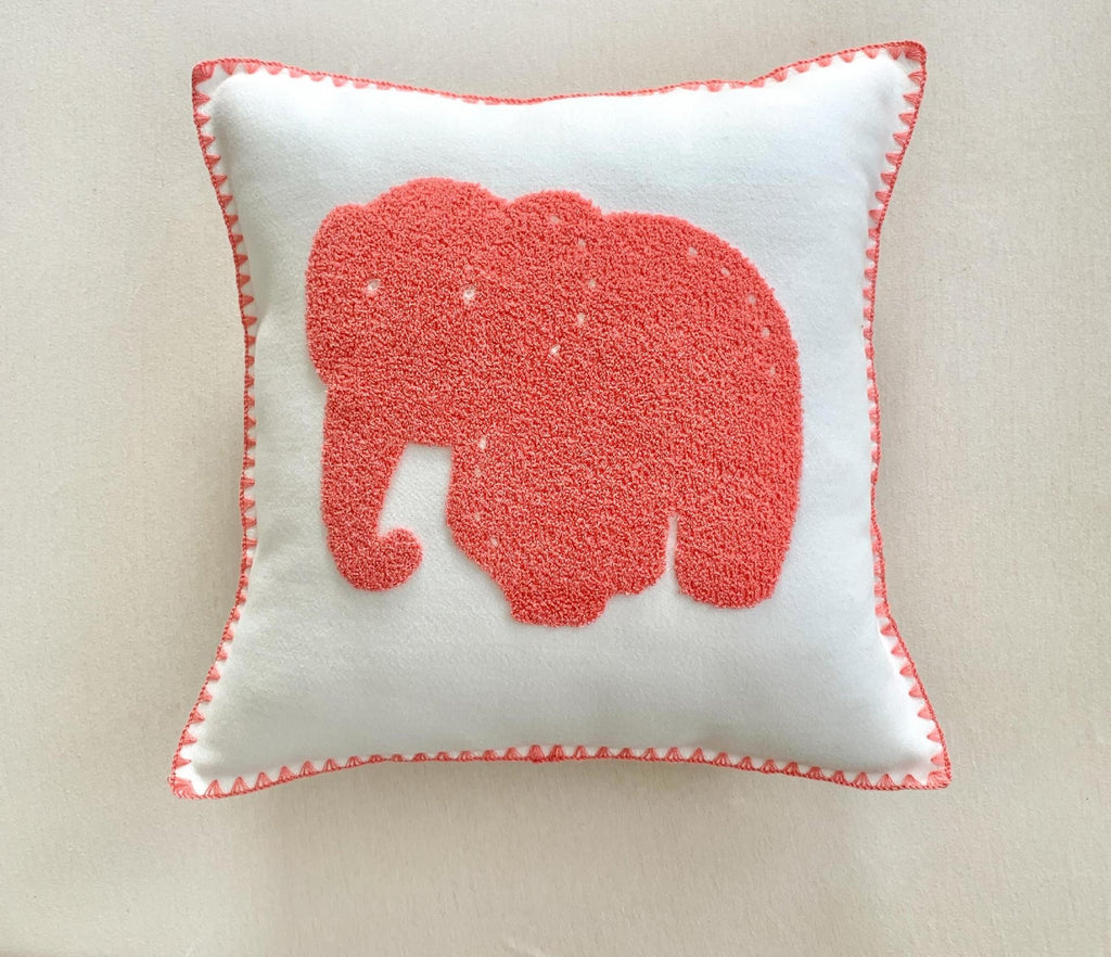 Valentine Embroidered Tufted Pillow Cover Shell Edge Decor