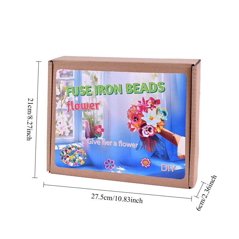 Fuse Beads Flower Bouquet DIY Craft Kit 5mm Beads