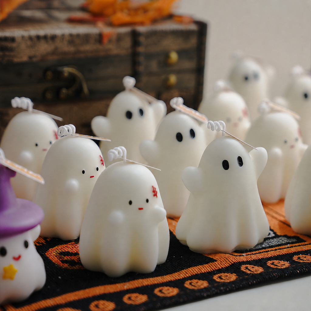 Halloween Ghost Candle Seasonal Home Decor
