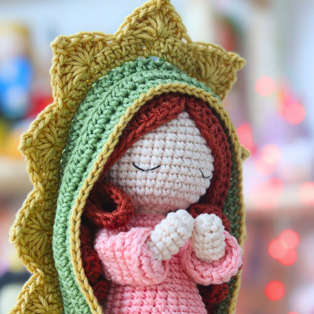 Handmade Crochet Fairy Girl Plush Doll Home Decor Gift