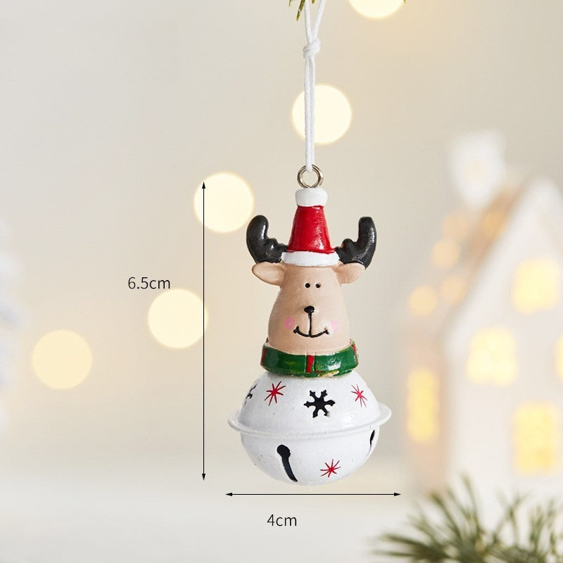 Festive Christmas Metal Ornaments Holiday Tree Hanging Decor