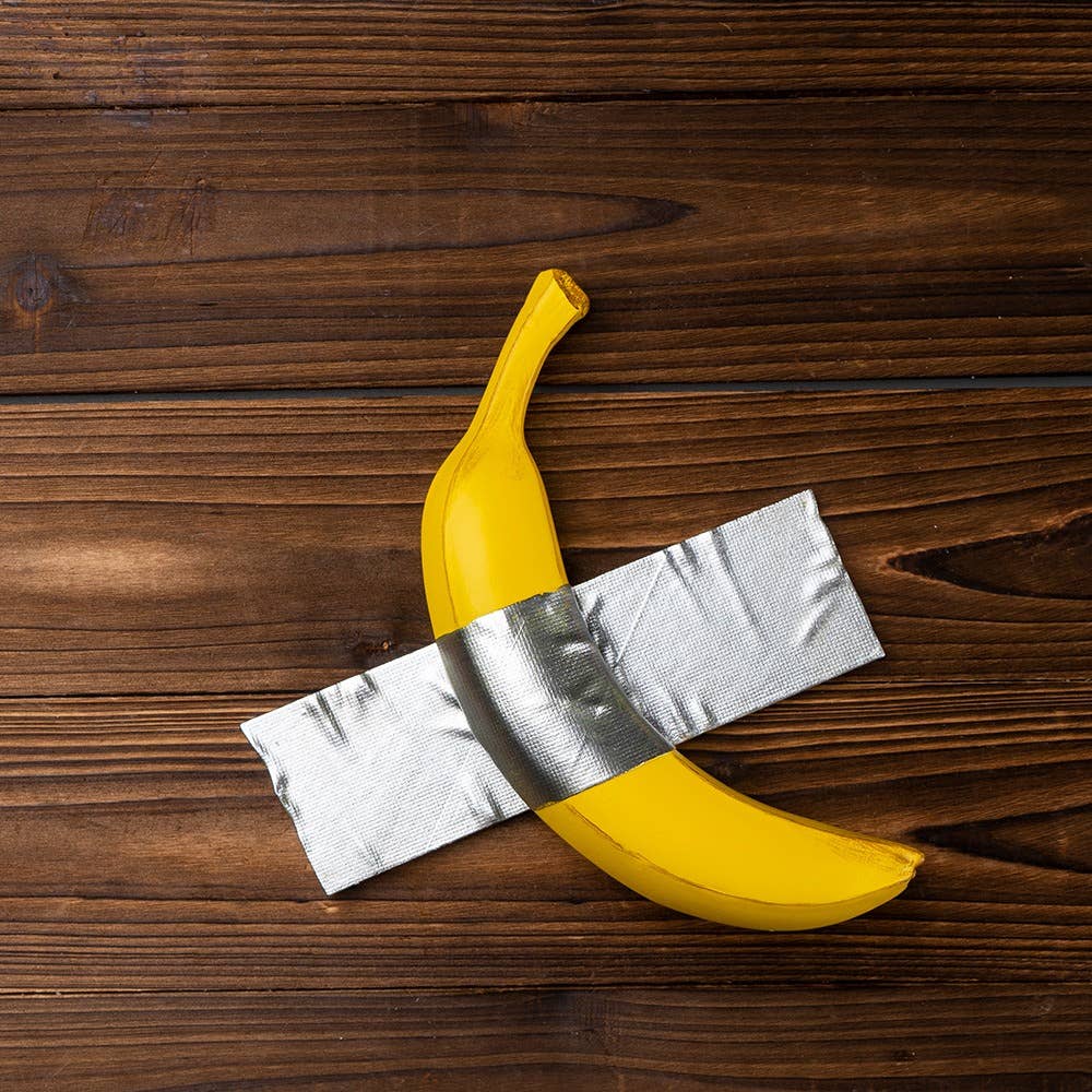 Resin Banana Wall Art Decor Modern Minimalist Home Accent