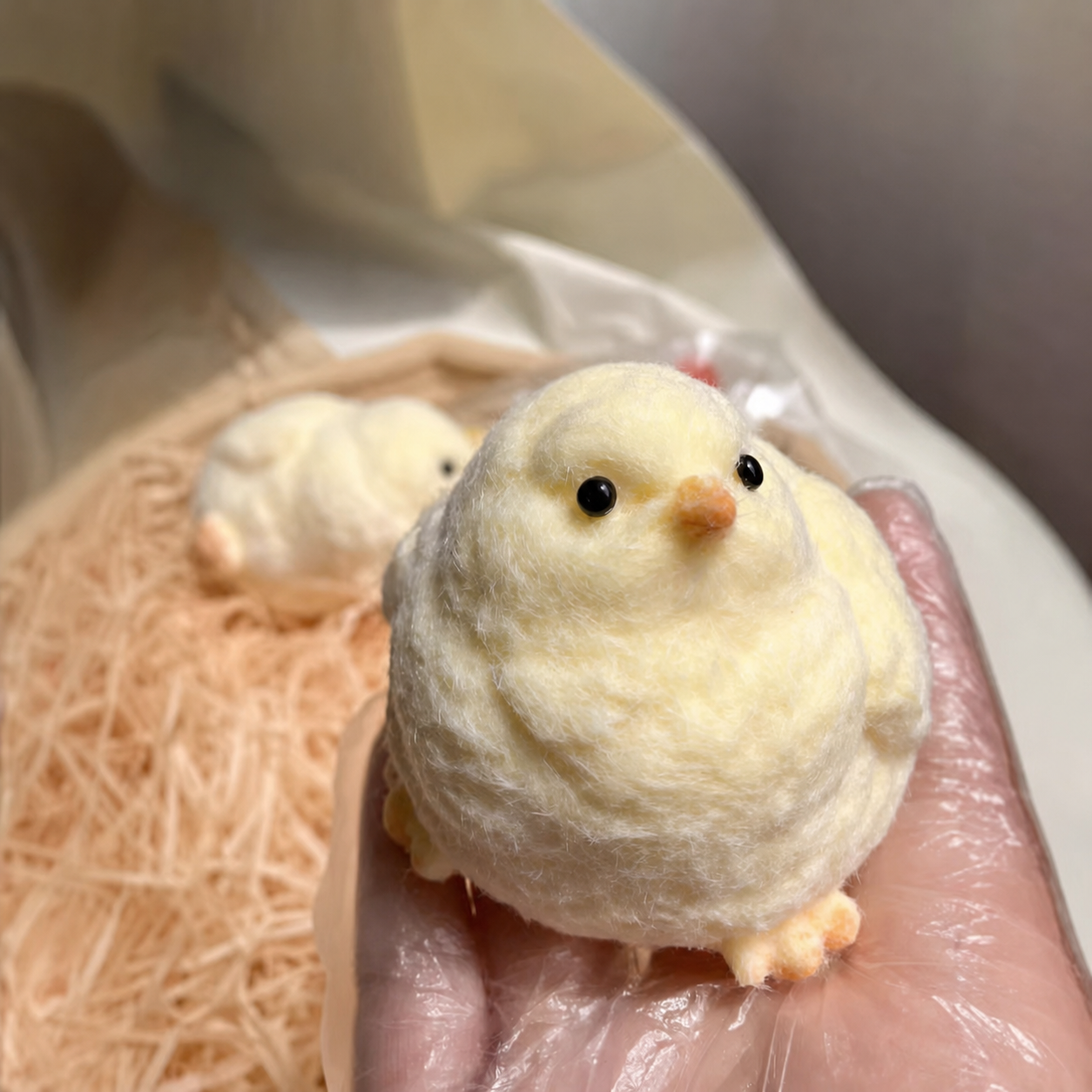 Fluffy Chick Squishy Toy Fast Rebound Stress Relief Toy