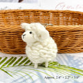 Handmade Wool Felt Sheep Keychain Plush Animal Charm