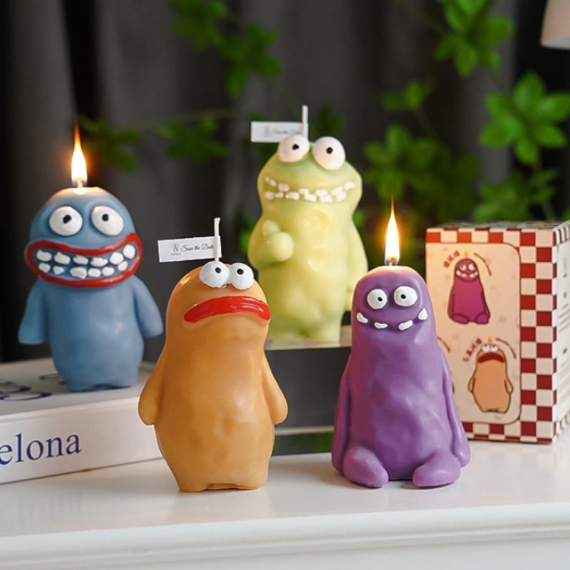 Funny Monster Scented Candle Creative Holiday Gift Decor