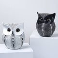 Modern Owl Resin Sculpture Tabletop Home Decor Ornament