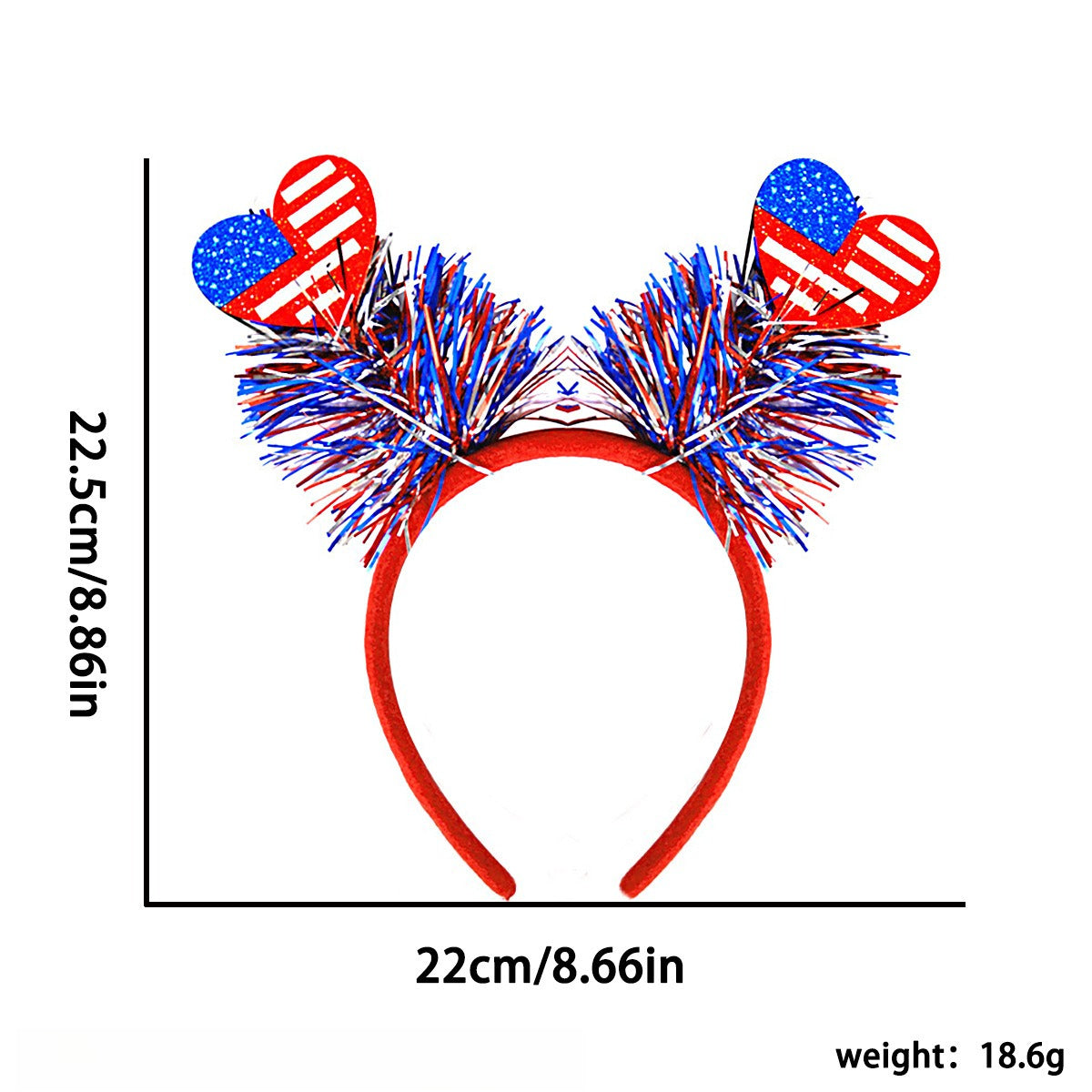 4th of July Patriotic Headband USA Flag Party Hairband