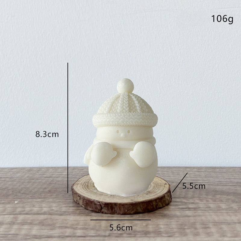 Christmas Santa Candle Holiday Decorative Candle for Home Decor
