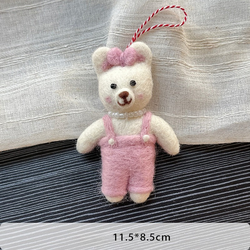 Handmade Felt Animal Hanging Ornament Bag Charm