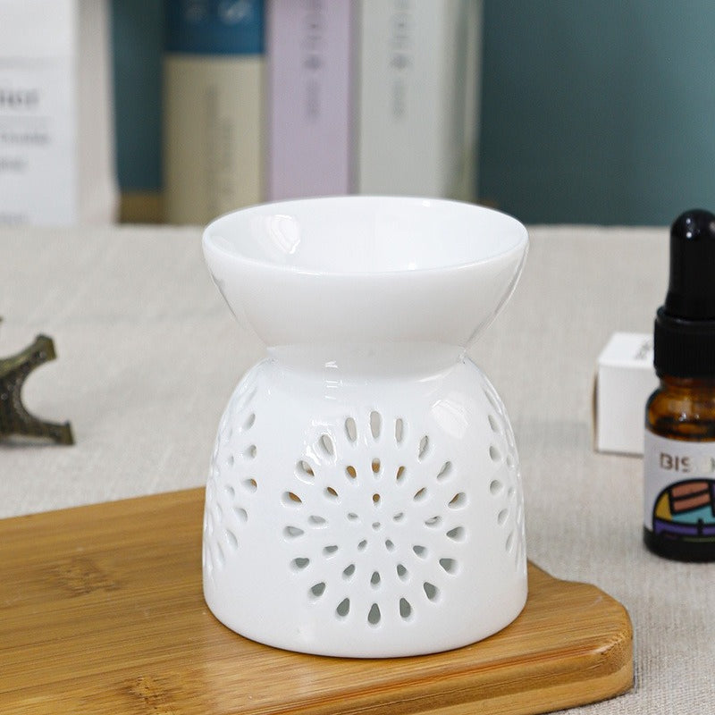 Ceramic Essential Oil Burner Aromatherapy Wax Melt Warmer