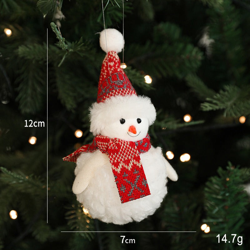 Felt Snowman Christmas Ornament Plush Decoration