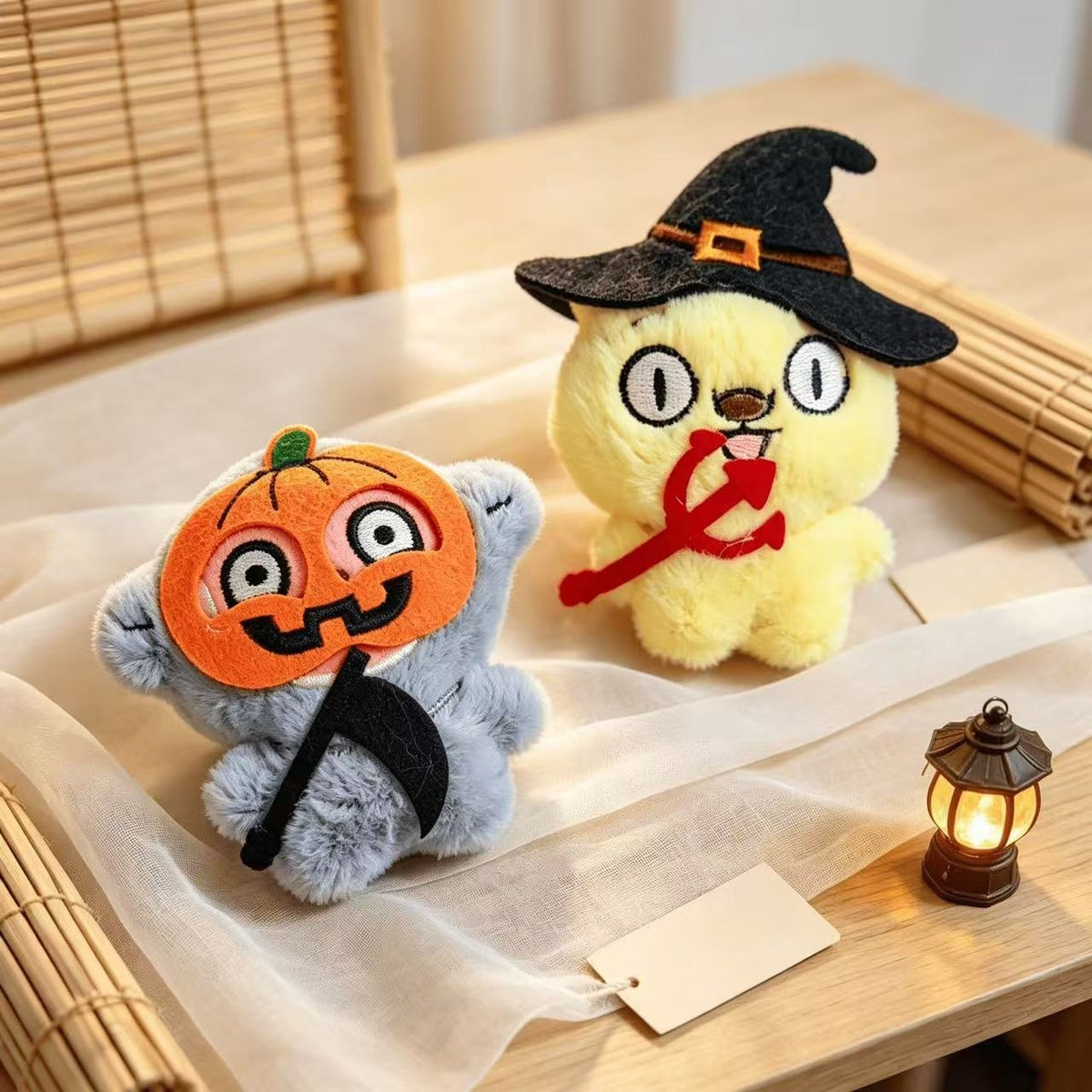 Halloween Plush Character Hanging Bag Charm Keychain