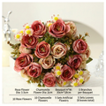 Silk Peony Floral Arrangement Faux Flowers Home Decor