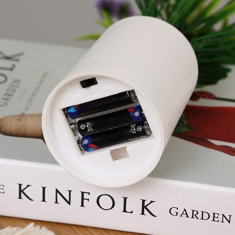 Purple Grass Flower Night Light Battery Powered Lamp