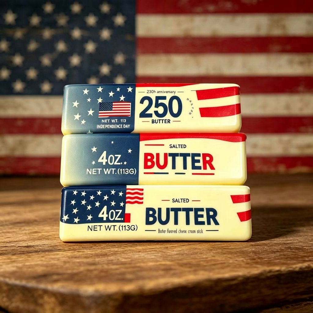 4th of July Butter Squishy USA Theme Stress Relief Toy Set