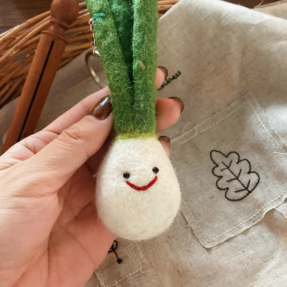 Vegetable Wool Felt Keychain Cute Bag Charm