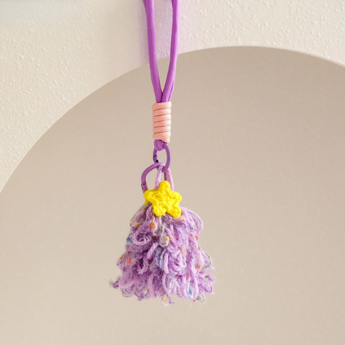 Crochet Christmas Tree Hanging Ornament Holiday Decor
