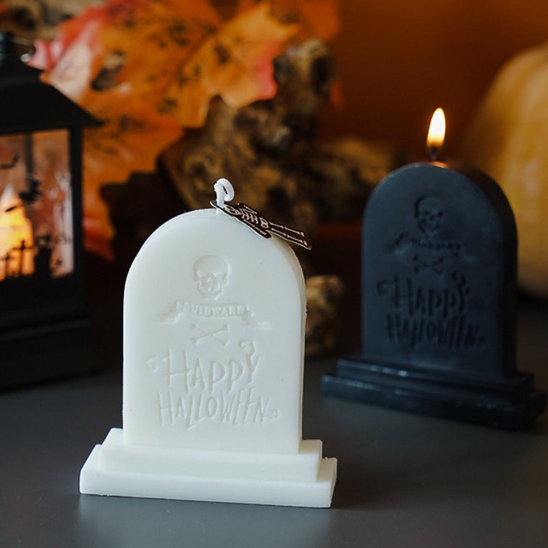 Halloween Ghost Pumpkin Skull Scented Candle Seasonal Decor